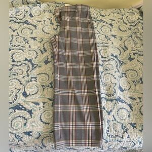J. Crew Plaid Work Slacks